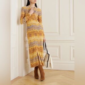 Ulla Johnson Mariela Zig Zag Dress XS